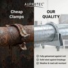AUPROTEC 2X U Bolt Exhaust clamp M8 for Exhaust and