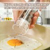 AGIgear Acrylic Pepper Pepper Mill,Adjustable Coarseness Manual Pepper Mill and