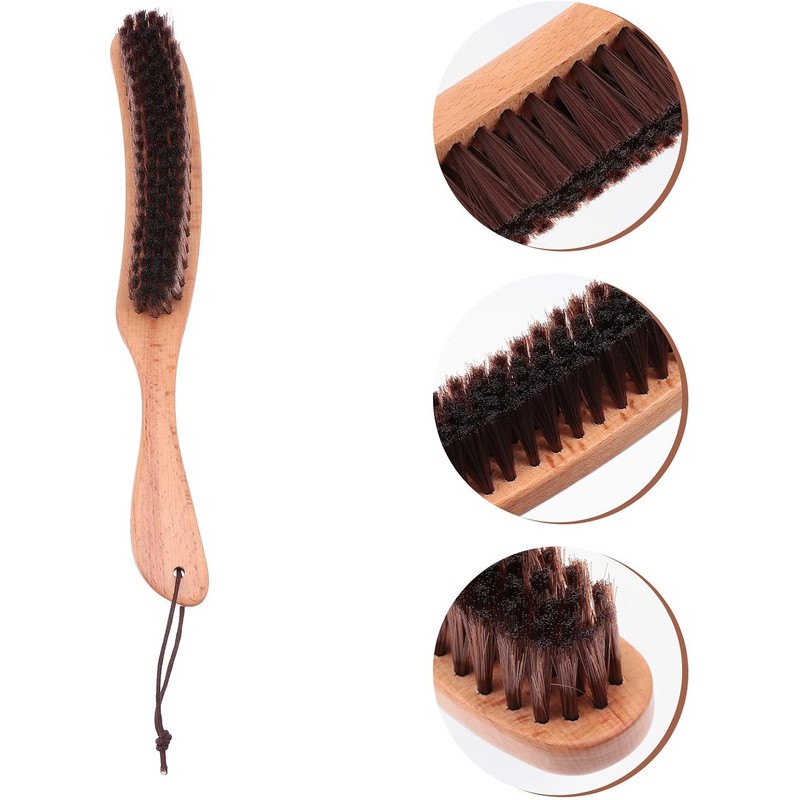 Cepillo para Barba de Hombre Zerodeko Mango de Madera Marrón