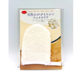 Silk Mitt Puff for Face Wash