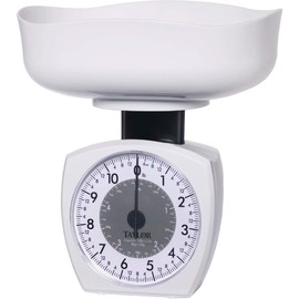 Taylor RA17718 Stainless Steel Kitchen Scale44 11lb, Black