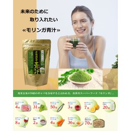 【沖縄県産 無農薬】モリンガ 100% 屋我地島の青汁 100g 微粉末 パウダー 無添加 国産 スーパーフード moringa powder【公式】