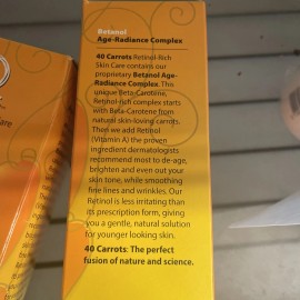 Jocott 40 Carrots+ 40 Carrots Retinol-Rich Skincare Carrot + Aloe Facial Scrub 3 oz X 2