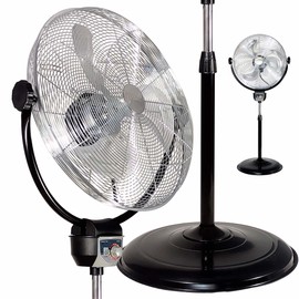Optimus F-4205 20" Industrial Grade HV Oscillating Stand Fan