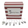 8 Piece Wine Lovers Themed Charms Set