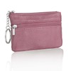 Small Coin Purse,Women's Leather Change Wallet,Mini Zipper Pouch,Lightweight Wallet with
