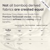 Bambaw 100% Viscose Derived from Bamboo Fitted Sheet Queen Size,