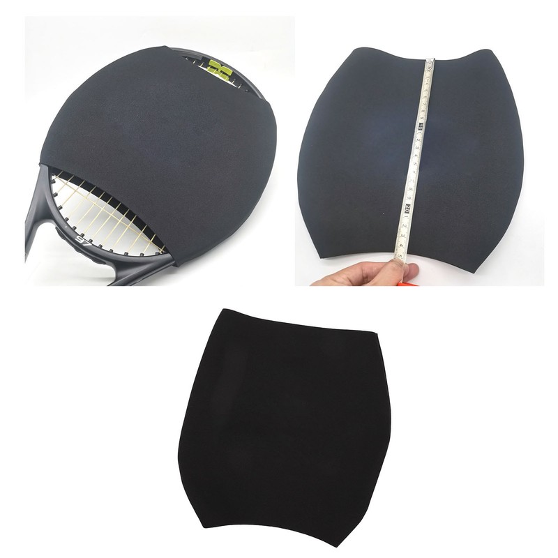 Tennis Racket Resistance Cover Black Velvet Tennis Racket Swing Hitting