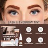 2 en 1 Tinte de Pestañas y Cejas,Kit de Laminación