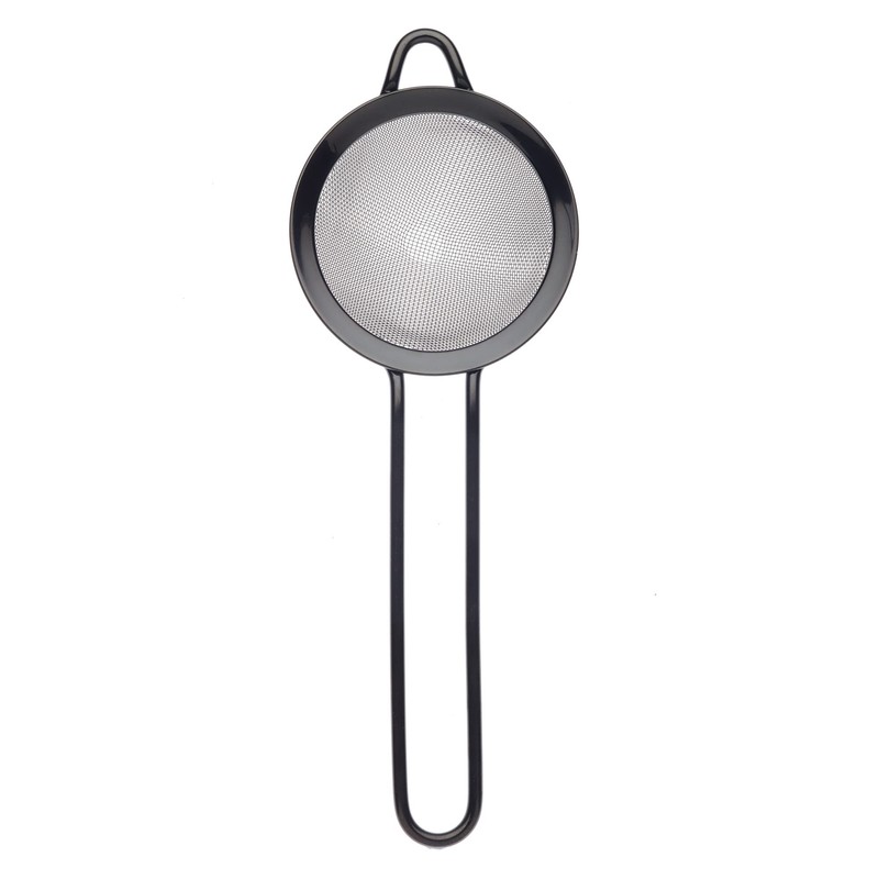 Barfly Fine Mesh Strainer, 3 1/2" Diam. Bowl, Gun Metal