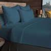 Soleil d'ocre CASE VP 63X63 Duck Blue Cotton