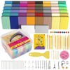 Polymer Clay 50 Colors, Modeling Clay for Kids DIY Starter