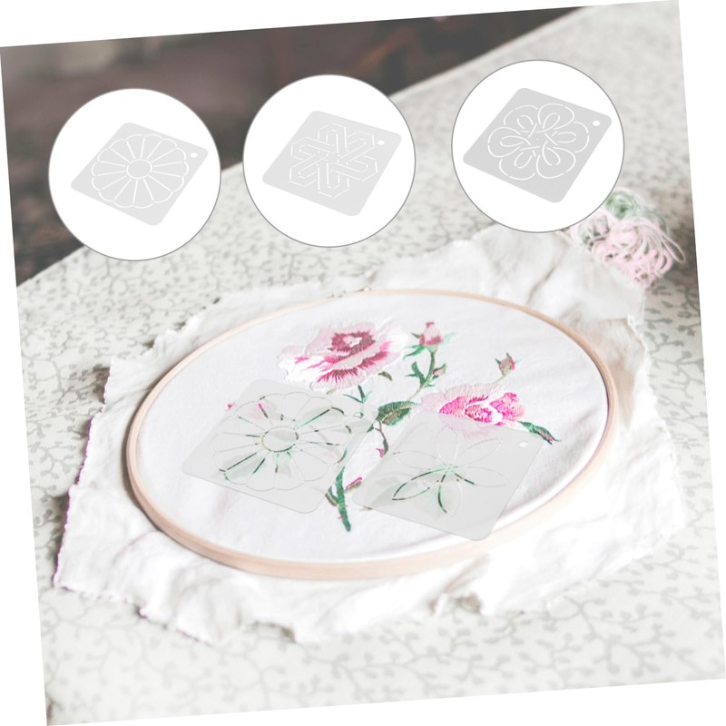 Tofficu Quilting Stencil Set 6pcs Quilting Templates for DIY Craft