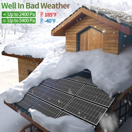 JJN 200 Watt Solar Panels, 10BB Monocrystalline 12V 2PCS 100W Solar Panel, 23% High Efficiency PV Module Power Charger for RV, Home, Farm, Boat, Caravan and Off-Grid Applications