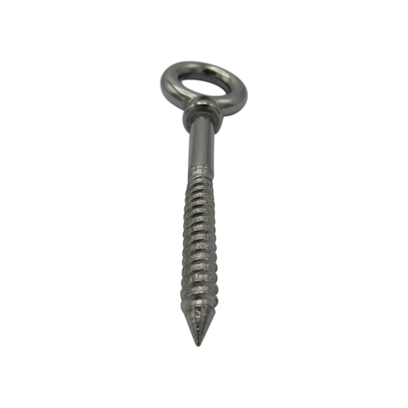 Wood Screw Eye Bolt Stainless Steel 10MM (80MM Shank Eyebolt