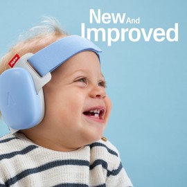 [New] Alpine Muffy Baby Earmuffs - Improved Ear Protection for Babies and Toddlers - CE & ANSI Certified - Noise Cancelling, Safe Hearing Protector - Ideal for Travel, Approved by Babies - Blue