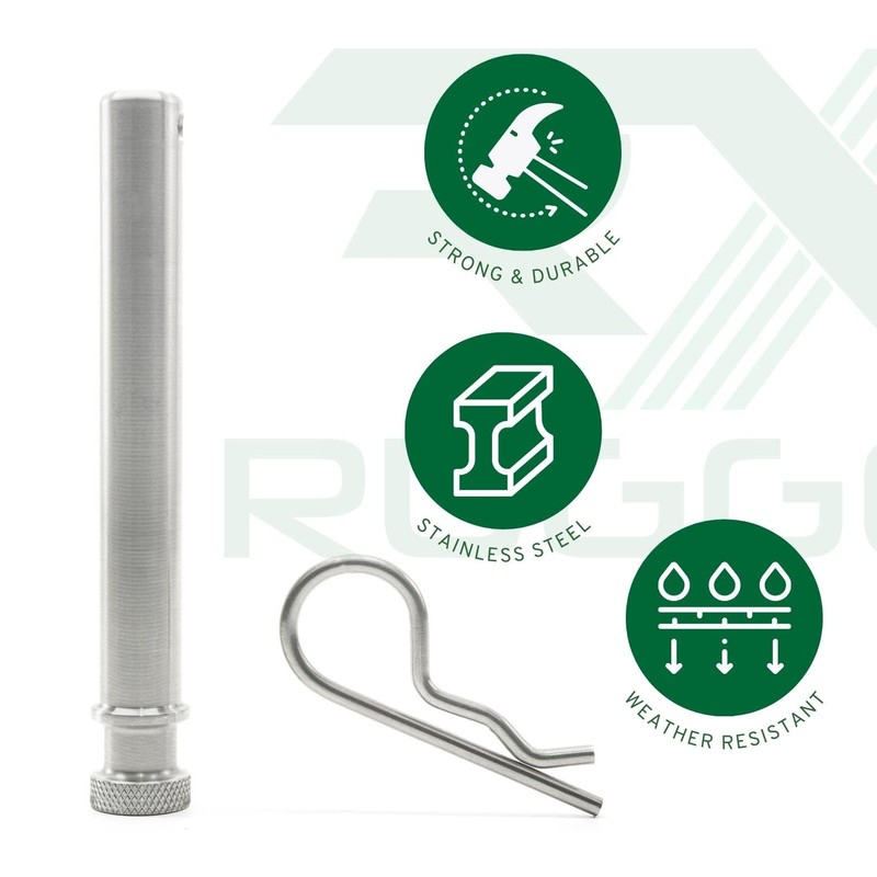 TS35010 Stainless Steel Replacement Hitch Pins & Clips for B&W