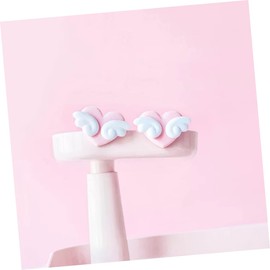 Ciieeo 6pcs Folders for Binders Heart Paper Clips Paper Organizer Clip Bookmark Marking Clips Document Organizing Paper Clips Binder Holder Paper Clip Clamp Picture Office Heart-shaped