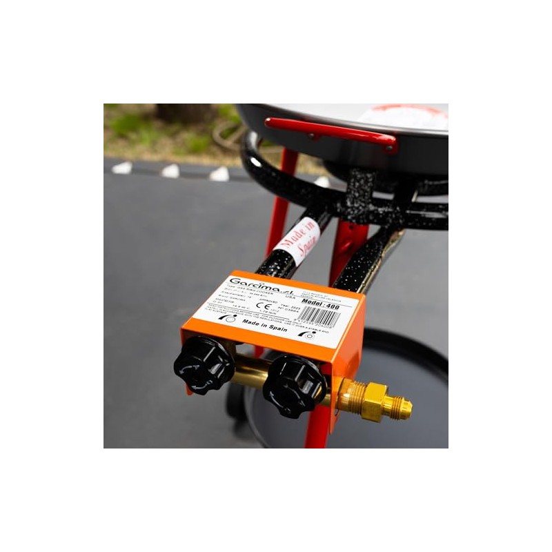 ZENDEU Outdoor Paella Propane Gas Burner - 2 Rings Garcima