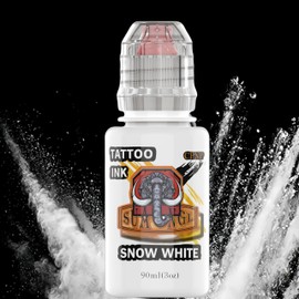 SUANGL Snow White Tattoo Ink, 3 oz, Water Pigment, Fine and Smooth