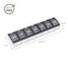 WELLGRO Pill Box for 7 Days, Pill Box, 1 Compartment