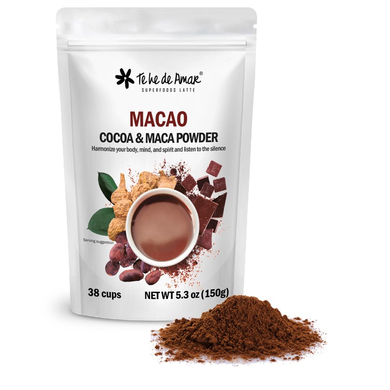 MACAO TE HE DE AMAR/CACAO PURO Y MACA (150 GR)