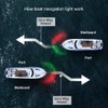 Sebnux Boat Navigation Light, Marine Navigation Lights, Bow Light for