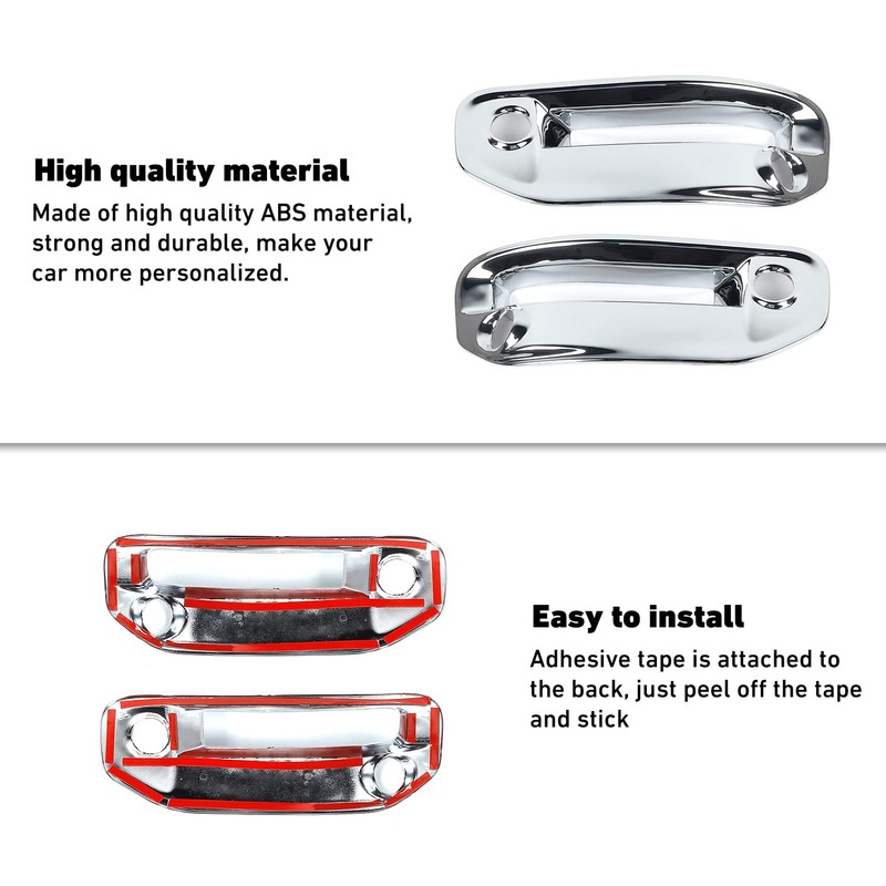 Linskip Front Bumper Fog Light Protector Cover Compatible with RAM