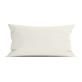 Heckett Lane Mako Satin Cushion Cover Elementi 40 x 80 cm Off-White Zip