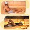 JaGely 5 Pcs Sauna Accessories Kit Include Slip Resistant Backrest,
