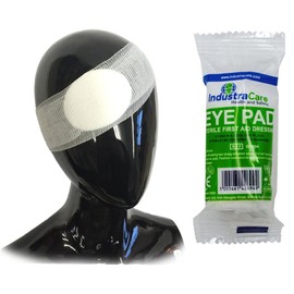 10x IndustraCare Premium CE Flow Wrapped Sterile Eye Pad Bandage Dressings