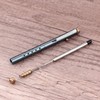 SMOOTHERPRO Bolt Action Pen with Brass Cap Stainless Steel Clip