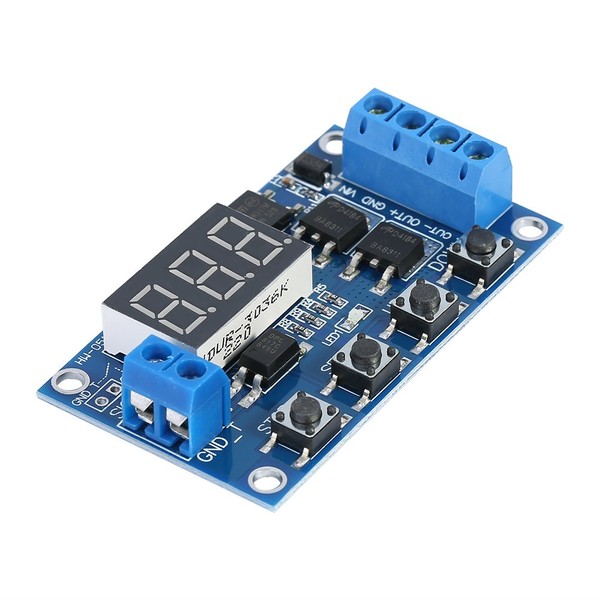 DC 5-36V Digital LED Relay Board Dual-MOS Trigger Cycle Timing