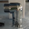 Aevercl Adjustable 90 Degree Shower Head Elbow Adapter for Wall
