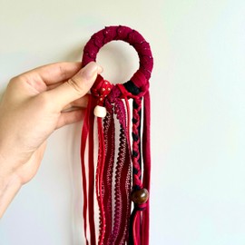 Nutty Natte Handmade Boho Dreadlock Hair Ties - 1 Count - Black Hair Accessory for Women - Gentle and Durable Hold - Special Fashion Accessory - Ideal for Synthetic Dreads and Festive Occasions