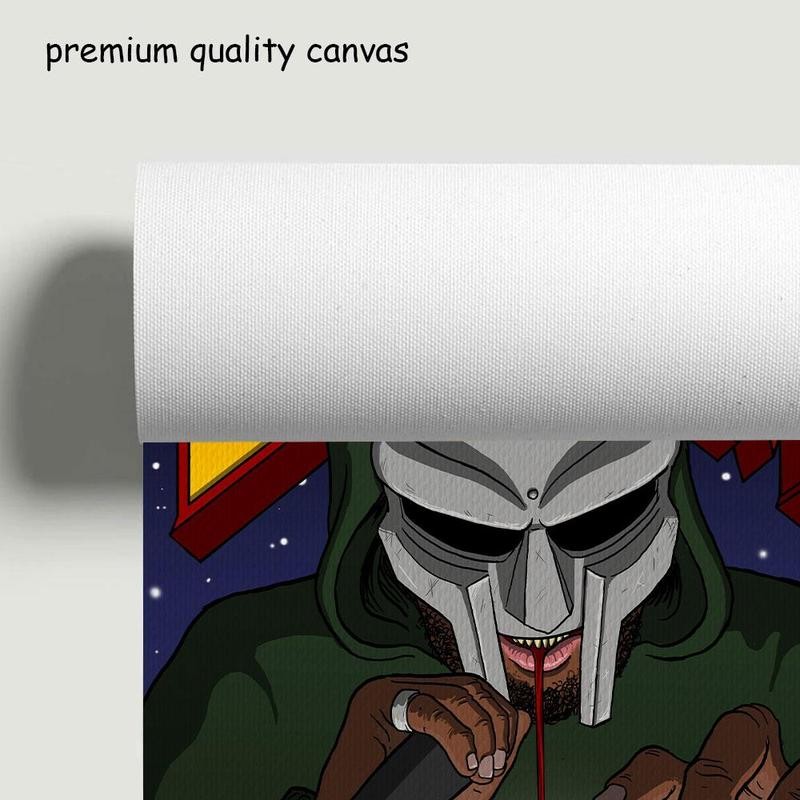 Unframed Canvas Painting, 1 Count Modern Cartoon Character Pattern Wall