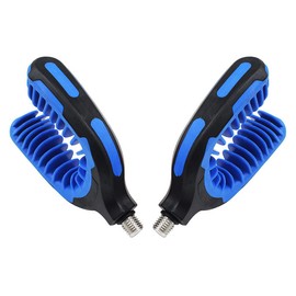 POFET 2PCS U Rest Butt Pod Rod Rest Carp Fishing Rod Holder Rest Head for All Types of Fishing Rod(Blue)