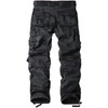 GSGGIG Men's Fleece Lined Hiking Pants, Winter Camo Cargo Pants