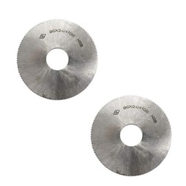 Rannb Slitting Saw Blade 108 Teeth Circular HSS Slitting Saw Cutter 80mm/3.15" Dia 2mm/0.08" Thick - Pack of 2
