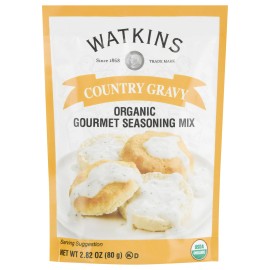 Watkins Seasoning Mix Country Gravy Organic 2.82 oz (Pack of 12)