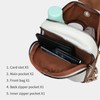 Anti Theft Sling Crossbody Bag for Women Trendy ，Small Vegan