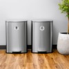 Elegant Recycling Stickers for Trash Can, 3.5" Recycle Stickers for