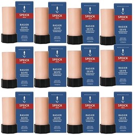 Speick Shaving Soap Stick 50g (Pack of 12), Shaving Stick For men, Normal And Sensitive Skin, Shaving Soap For Men