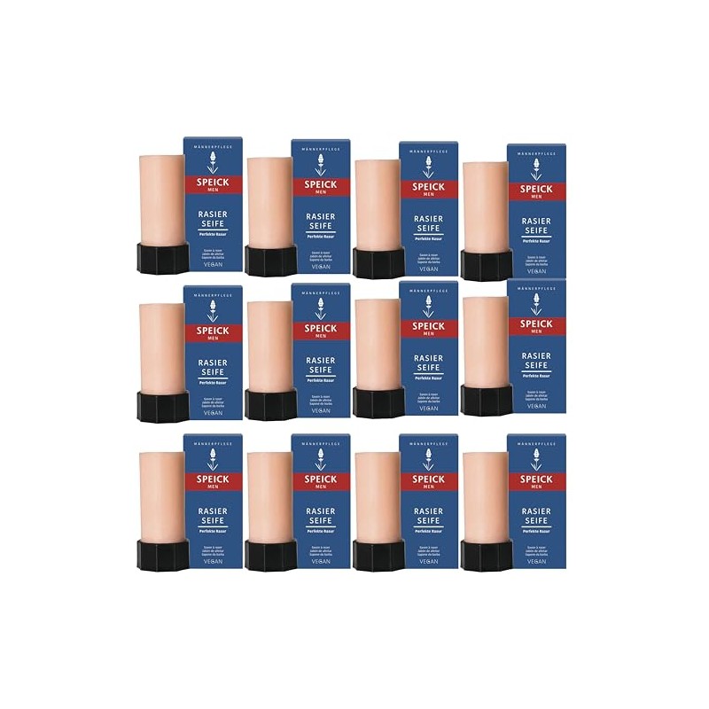 Speick Shaving Soap Stick 50g (Pack of 12), Shaving Stick