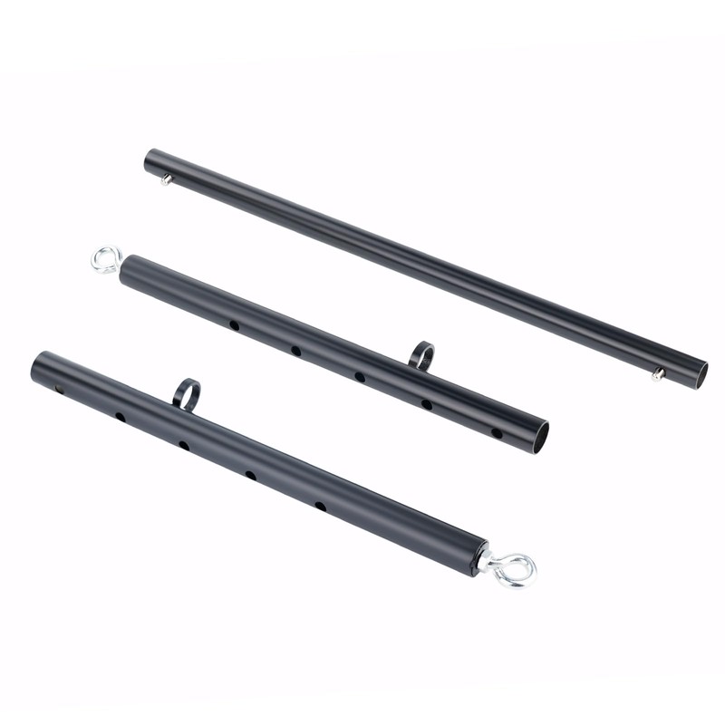 Black Heavy Duty Stainless Steel Expandable Spreader Bar with 4pcs
