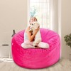 HABUTWAY Bean Bag Chair 3Ft Luxurious Velvet Ultra Soft Fur