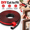 6M Self-Adhesive Door & Window Seal Strip – Hollow TPE