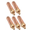 5Pcs Acetylene Cutting Tips Brass Copper Welding Nozzles Torch Consumables