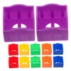 SUPVOX 12 Pcs Portable Billiards Chalk Holder Case Lightweight Plastic