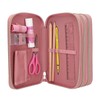 Depesche 13187 Miss Melody Dusty Rose Filled 3-Compartment Pencil Case